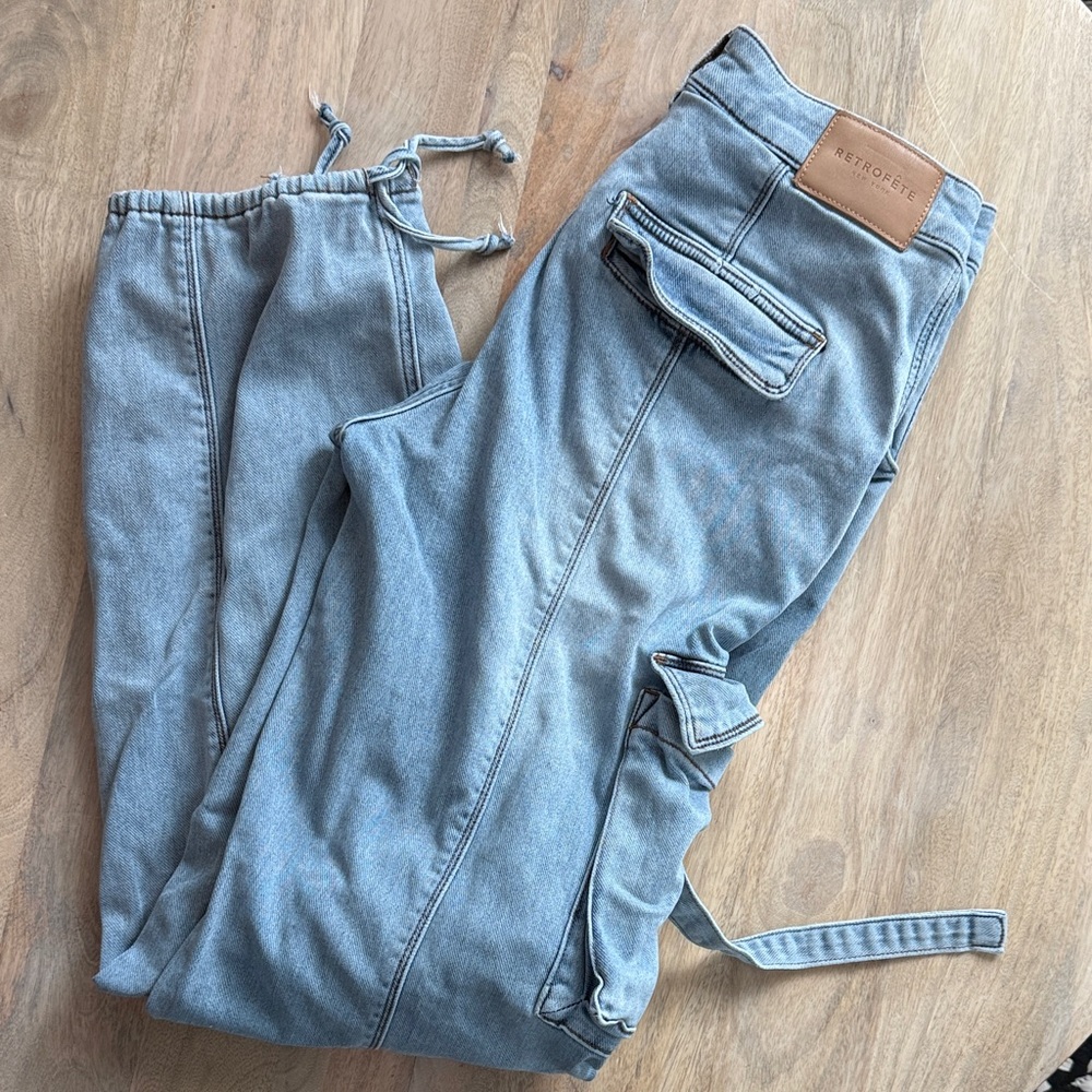 RETROFETE Alejandra Cargo Jeans Denim - Picture 11 of 11